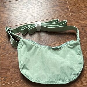 BAGGU Small Crescent UO exclusive Seafoam Green Crossbody Bag